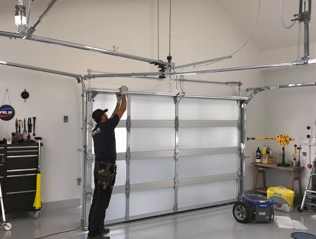 Westerly Garage Door Repair certified team performing precision garage door installation in Westerly