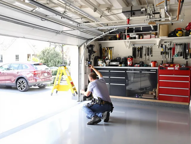 Local garage door repair service by Westerly Garage Door Repair in Westerly