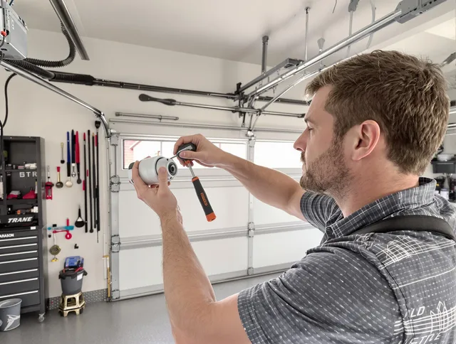 Garage door opener repair service by Westerly Garage Door Repair in Westerly
