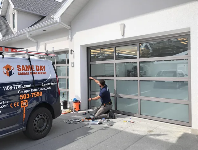 Same-day garage door repair service by Westerly Garage Door Repair in Westerly